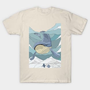 Sky-whale T-Shirt